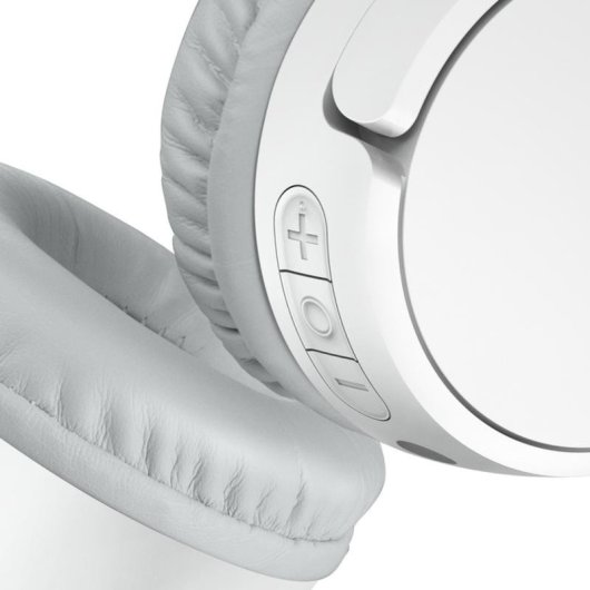 Auriculares Belkin SoundForm Mini inalámbricos Bluetooth para llamadas y música blancos