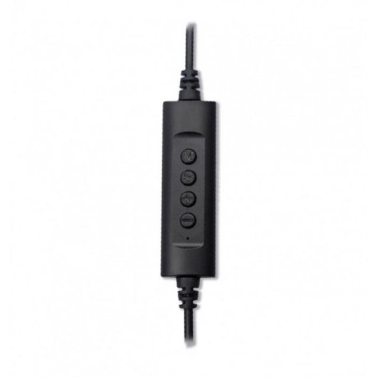 Auriculares MCL MK1A99BZCSQMUSBAB con cable USB, cancelación de ruido, oficina y call center, negros