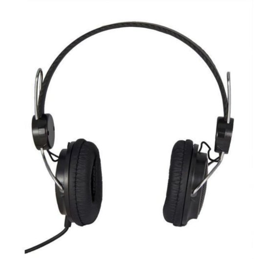 Auriculares MCL CSQ-HEAD/NZ avec câble 3,5 mm filaire pour musique noir