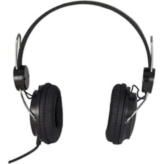 Auriculares MCL CSQ-HEAD/NZ avec câble 3,5 mm filaire pour musique noir