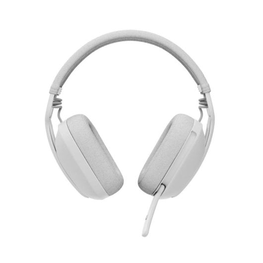 Auriculares Logitech Zone Vibe Wireless MS Bluetooth sem fios para chamadas e música branco
