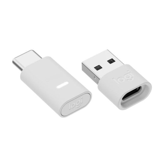 Auriculares Logitech Zone Vibe Wireless MS Bluetooth sem fios para chamadas e música branco