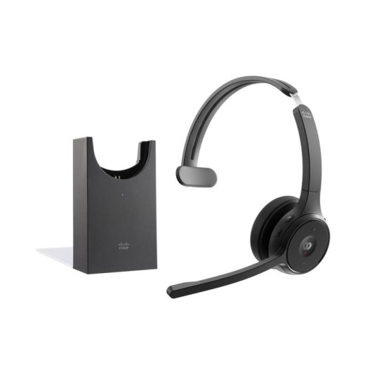 Auriculares Cisco HS-WL-721-BUNAS-C inalámbricos Bluetooth con cancelación de ruido y micrófono negro