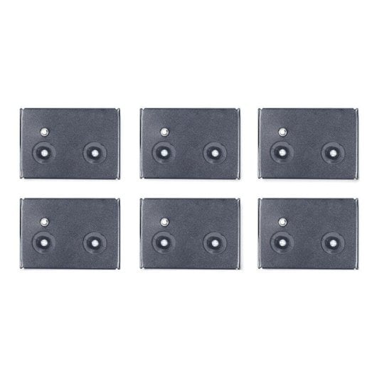 Support mural APC AR7710 pour contención de cables, noir