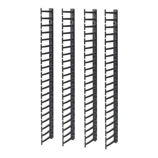 Canaleta para cables APC AR7717A recta vertical negra 42U
