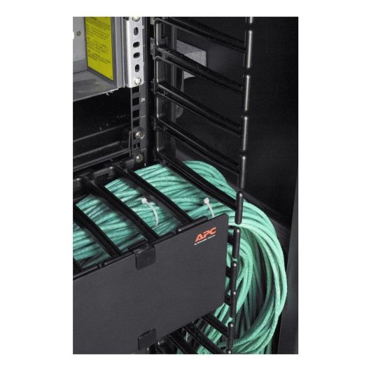 Canaleta para cables APC AR7717A recta vertical negra 42U