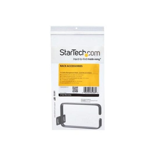 D-Ring für Kabelmanagement 1U StarTech.com CMHOOK1U 5,7 x 10 cm Stahl schwarz