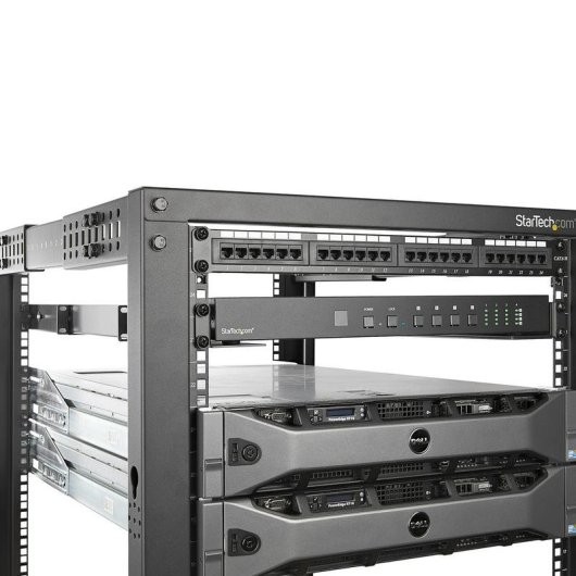 Carril de rack 1U 19" StarTech.com Profundidade ajustável 61-91,4 cm
