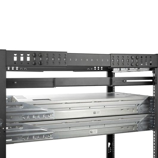 Carril de rack 1U 19" StarTech.com Profundidade ajustável 61-91,4 cm