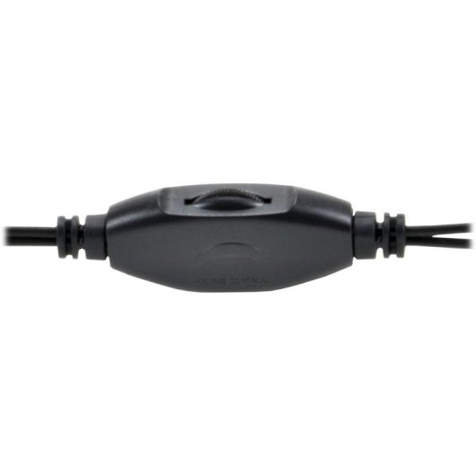 Auriculares MCL CSQ-M/NZ con cable, conexión 3,5 mm, llamadas y música, negro