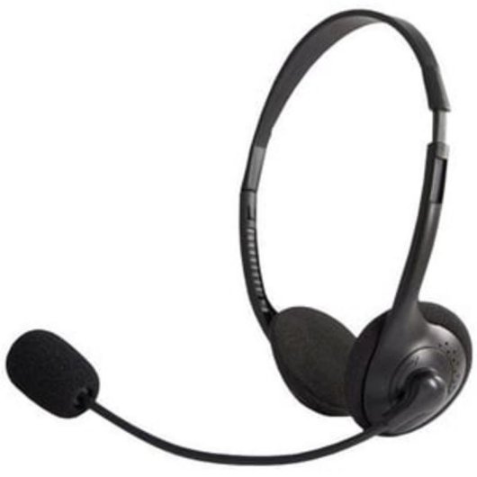 Auriculares MCL CSQ-M/NZ con cable, conexión 3,5 mm, llamadas y música, negro