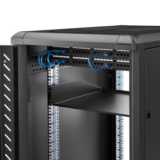 Étagère fixe pour rack 2U StarTech.com 18" acier noir 56 kg