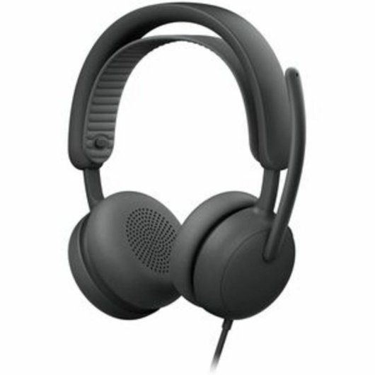 Auriculares Logitech Zone Wired 2 avec câble USB-C/USB-A, réduction de bruit, micro pro, graphite