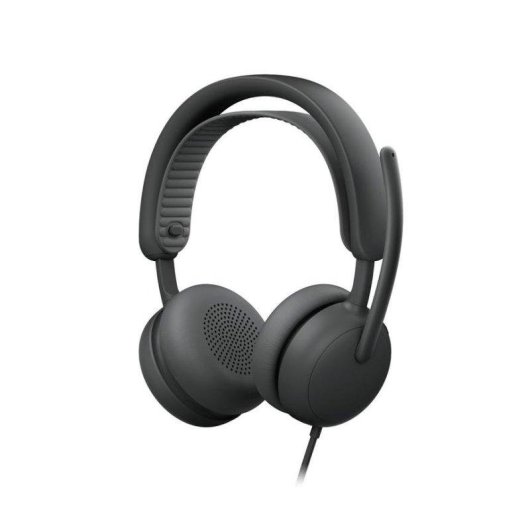 Auriculares Logitech Zone Wired 2 avec câble USB-C/USB-A, réduction de bruit, micro pro, graphite