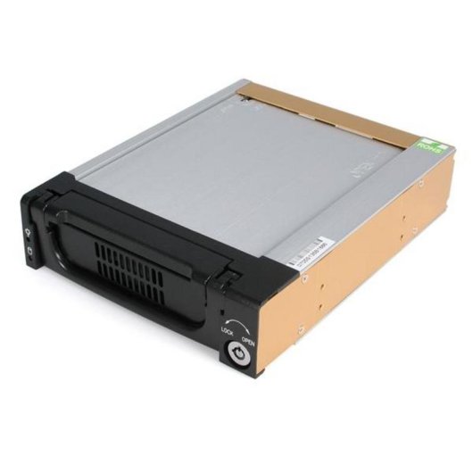 Cajón Móvil StarTech.com Aluminio para Disco Duro SATA 3.5" Bahía 5.25"
