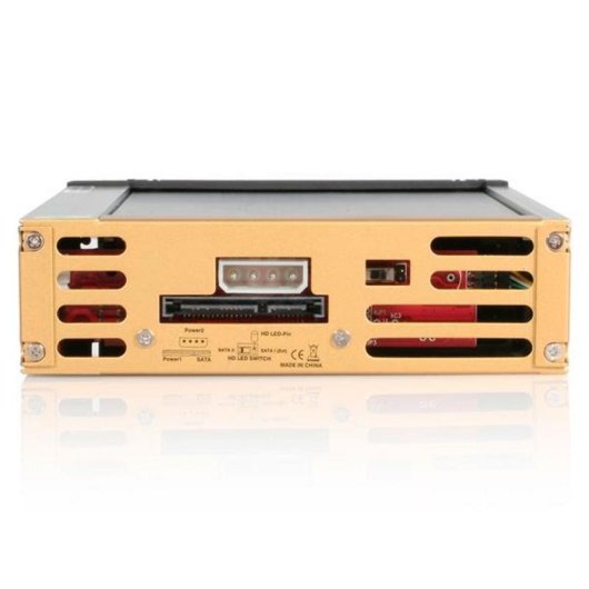 Cajón Móvil StarTech.com Aluminio para Disco Duro SATA 3.5" Bahía 5.25"
