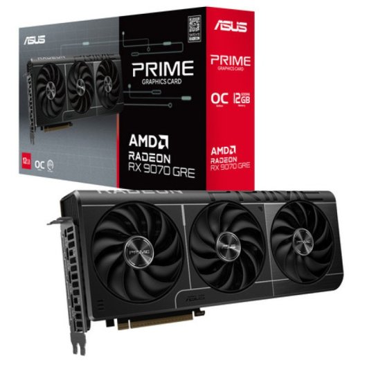 Tarjeta Gráfica ASUS Radeon RX 9070 GRE 12GB GDDR6 PCIe 5.0 OC Triple Ventilador