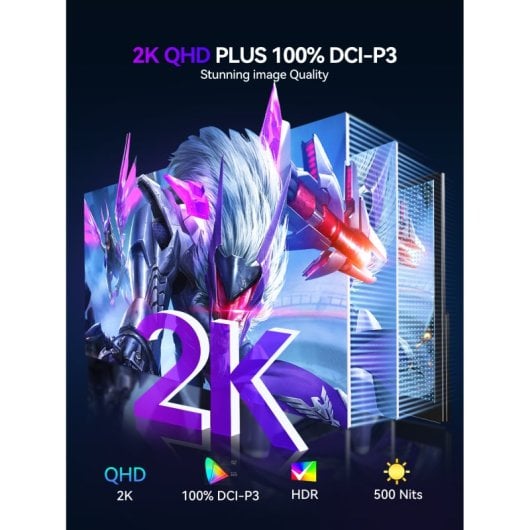 Monitor Uperfect 18" QHD 144Hz QLED portátil HDR1000:1 VESA USB-C Mini HDMI
