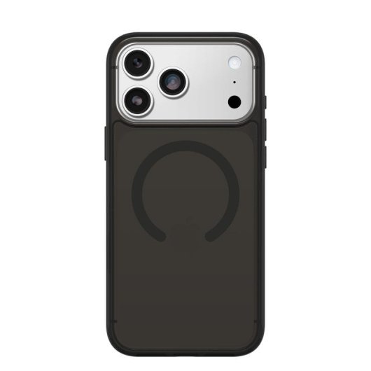 Funda para móvil OtterBox Symmetry Clear Cover PC TPU Negra Transparente para iPhone 17 Pro Max