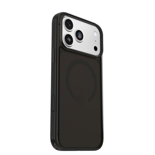 Funda para móvil OtterBox Symmetry Clear Cover PC TPU Negra Transparente para iPhone 17 Pro Max