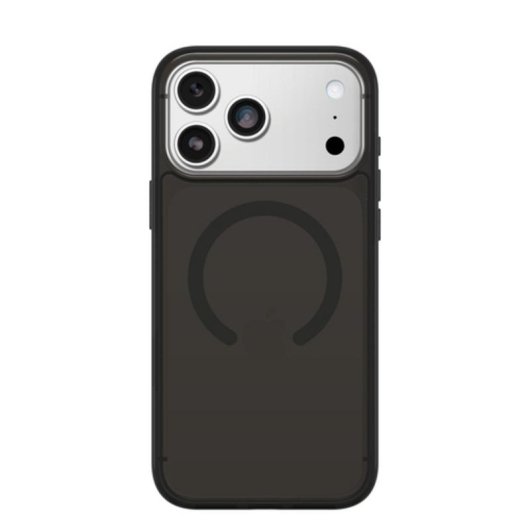 Funda para móvil OtterBox Symmetry Clear Cover PC TPU Negra Transparente para iPhone 17 Pro Max