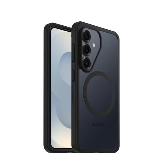 Capa OtterBox React Magnets Series Cover resistente preta transparente para Galaxy S26