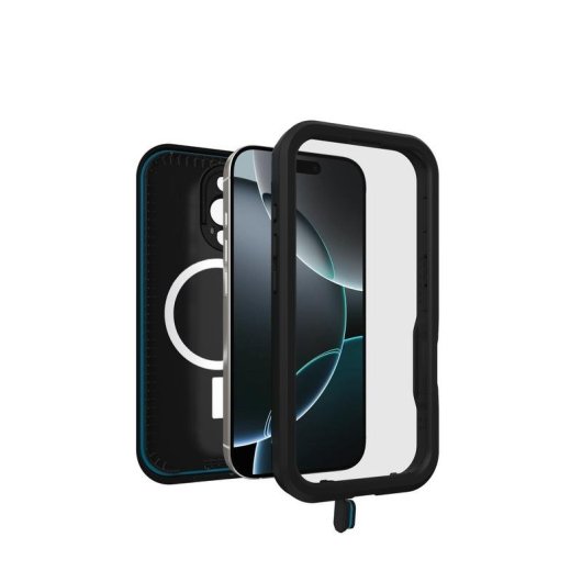 Funda para móvil OtterBox Frē Series Cover Policarbonato Negro MagSafe para iPhone 16 Pro
