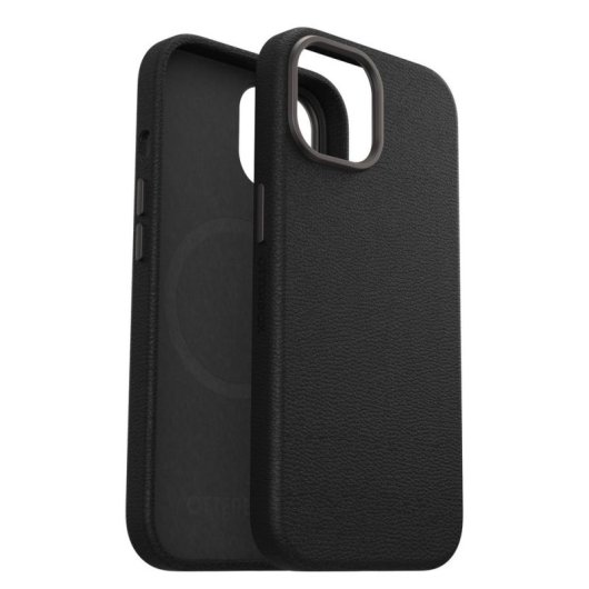 Funda para móvil OtterBox Symmetry Cactus Cover pelle di cactus nera per iPhone 15 14 13
