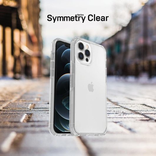 Funda para móvil OtterBox Symmetry Clear Cover Policarbonato Transparente para iPhone 12/12 Pro