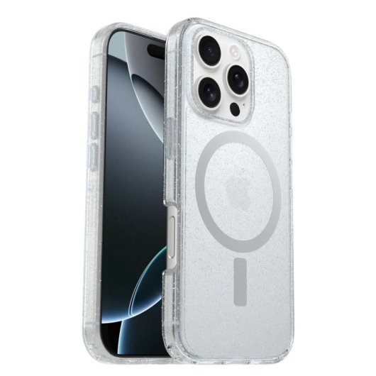 Funda para móvil OtterBox Symmetry Series Clear Cover policarbonato transparente para iPhone 16 Pro