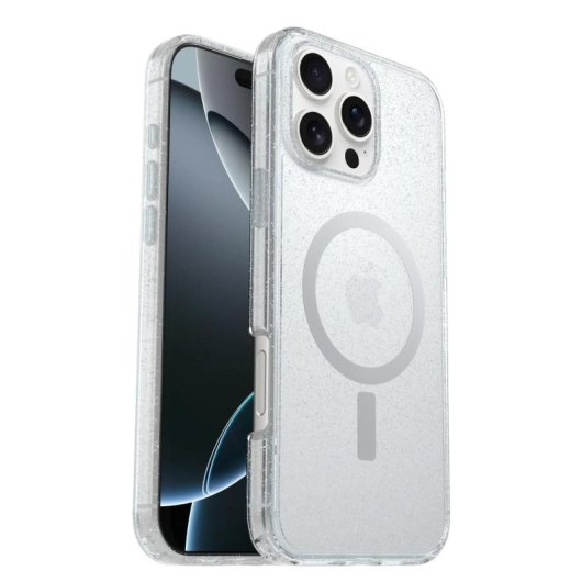 Funda para móvil OtterBox Symmetry Series Clear Policarbonato Transparente para iPhone 16 Pro Max certificación militar