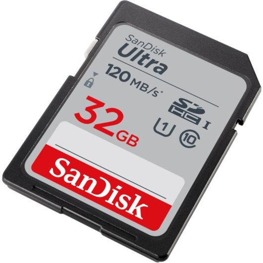 Cartão de memória SanDisk Ultra 32 GB SDHC Classe 10 UHS-I U1 120 MB/s preto