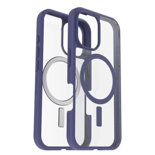 Funda para móvil OtterBox React Series Cover Policarbonato Blu per iPhone 16