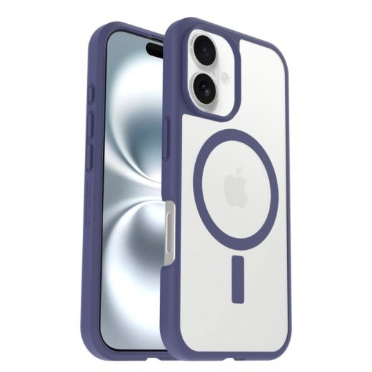 Funda para móvil OtterBox React Series Cover Policarbonato Blu per iPhone 16