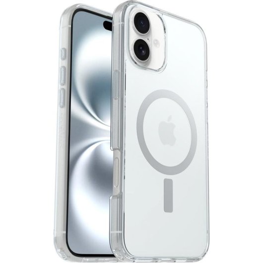 Capa para telemóvel OtterBox Symmetry Series Cover Policarbonato Transparente para iPhone 16 Plus