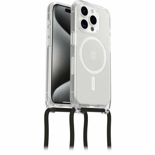Funda para móvil OtterBox React Necklace Cover Nylon Transparente para iPhone 15 Pro