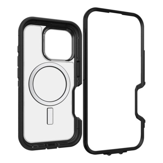 Funda para móvil OtterBox Defender Series XT Clear Policarbonato Negra Transparente para iPhone 16 Pro