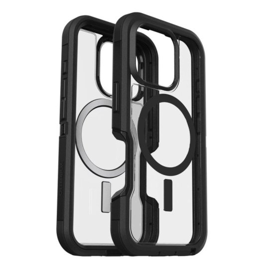 Funda para móvil OtterBox Defender Series XT Clear Policarbonato Negra Transparente para iPhone 16 Pro