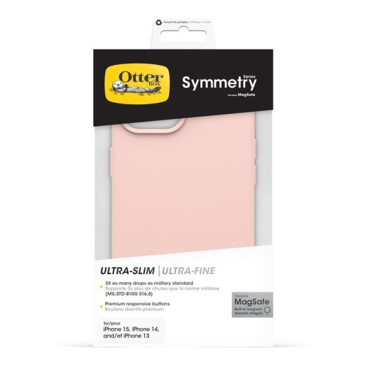 Funda para móvil OtterBox Symmetry Series Cover Kunststoff Rosa für iPhone 17e/16e/15/14/13