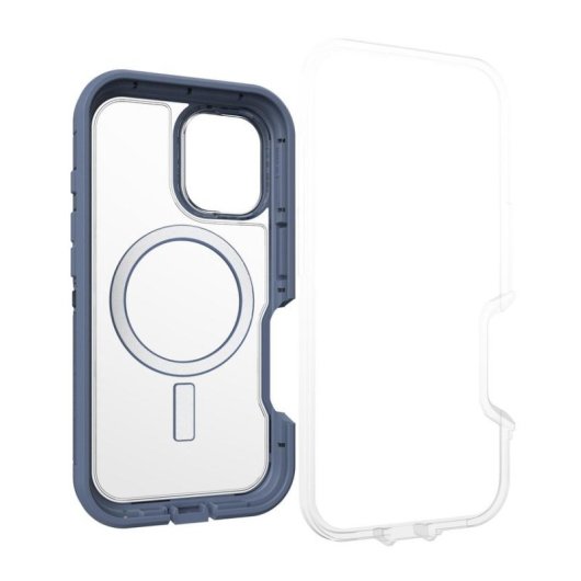 Funda para móvil OtterBox Defender Series XT Cover polycarbonate bleu transparent pour iPhone 16