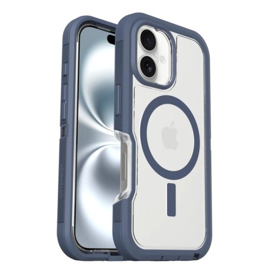 Funda para móvil OtterBox Defender Series XT Cover polycarbonate bleu transparent pour iPhone 16