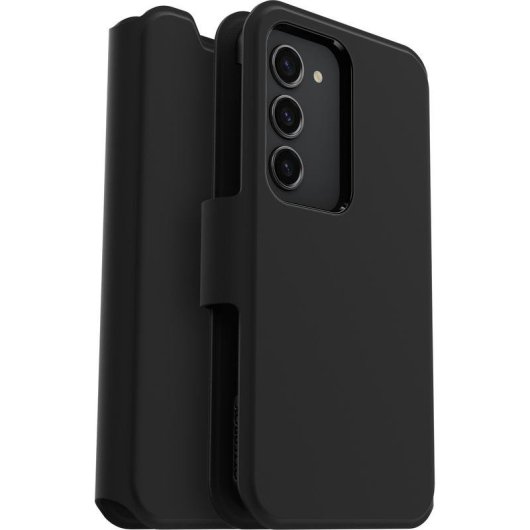 Funda para móvil OtterBox Strada Via Folio Synthétique Noir Magnétique pour Galaxy S23