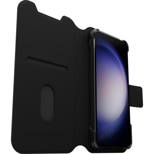 Funda para móvil OtterBox Strada Via Folio Synthétique Noir Magnétique pour Galaxy S23
