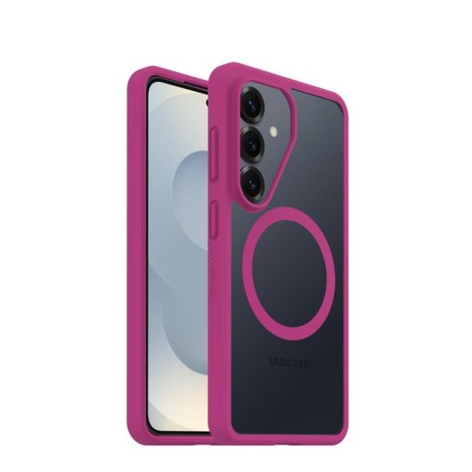 Funda para móvil OtterBox React Magnets Cover Trasparente Rosa per Galaxy S26