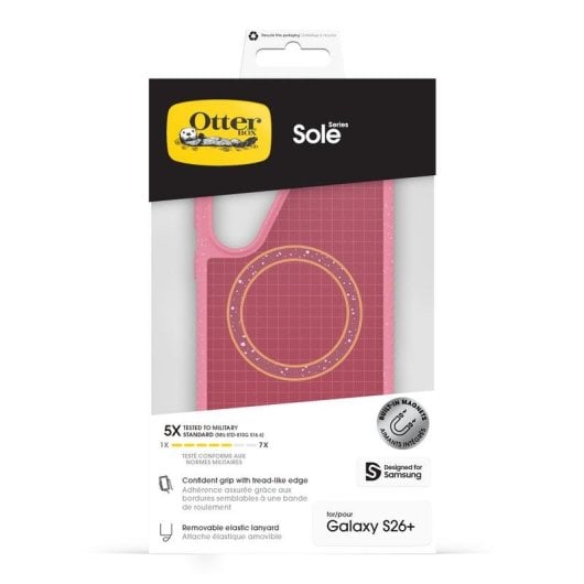 Custodia per cellulare OtterBox Sole Series Cover case Rosa per Samsung Galaxy S26+