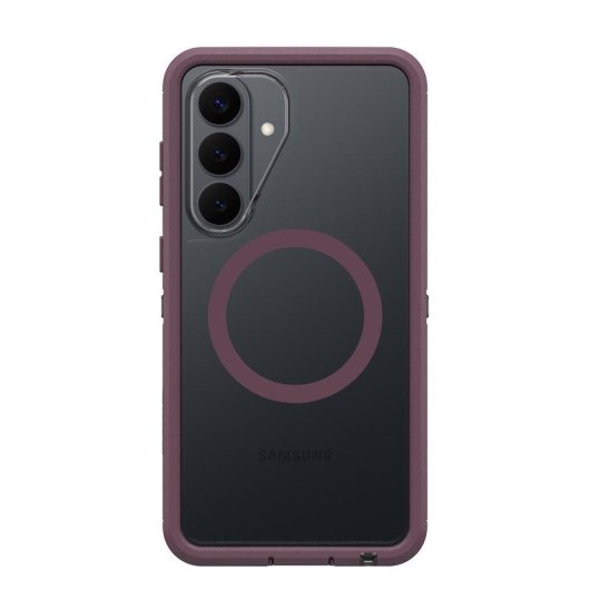 Funda OtterBox Defender Pro XT púrpura transparente para Galaxy S26+ con protección certificada