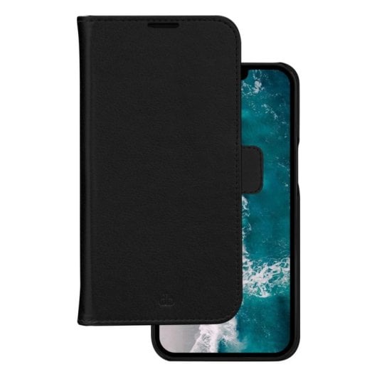 Funda para móvil dbramante1928 Stockholm Folio plástico reciclado negro magnética para iPhone 14 Pro Max