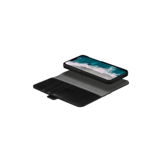 Funda para móvil dbramante1928 Stockholm Folio plastica riciclata nero magnetica per iPhone 14 Plus