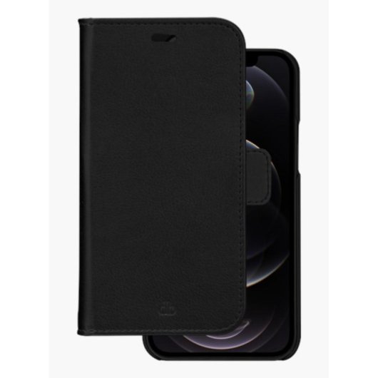 Funda para móvil dbramante1928 Stockholm cartera piel vegana negra para iPhone 12/12 Pro