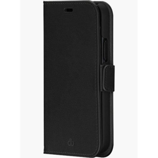 Funda para móvil dbramante1928 Stockholm cartera piel vegana negra para iPhone 12/12 Pro